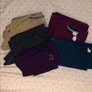 Bundle of 5 XS scrub tops